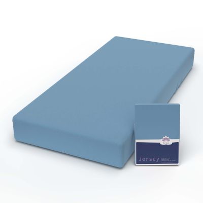 Lotus Jersey Fixleintuch Comfort Blau