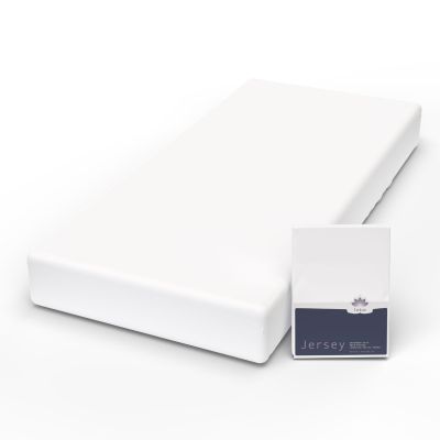 Lotus Jersey Fixleintuch Comfort Weiss