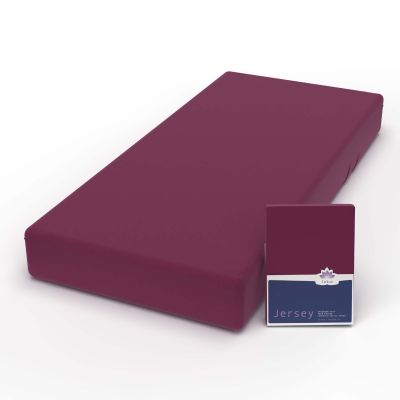 Lotus Frotté Fixleintuch Comfort Bordeaux